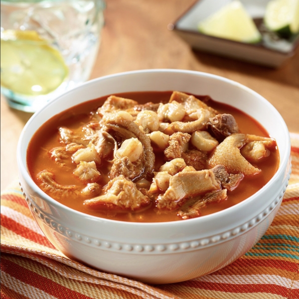 Menudo is best enjoyed with chopped onions and cilantro.